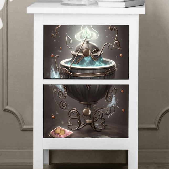 Zauberhafter Glühwürmchen mit alten Zauberbüchern Seidenpapier (Von Creator hochgeladen)