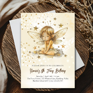 Zauberhafter Kindergeburtstag Einladung