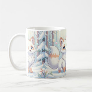Zauberhafter Morgen im Schnee Kaffeetasse