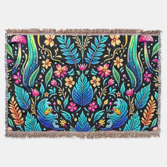 Zauberhafter Pilzwaldtraum Decke (Vorderseite)