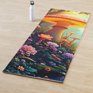 Zauberhafter Pilzwaldtraum Yogamatte