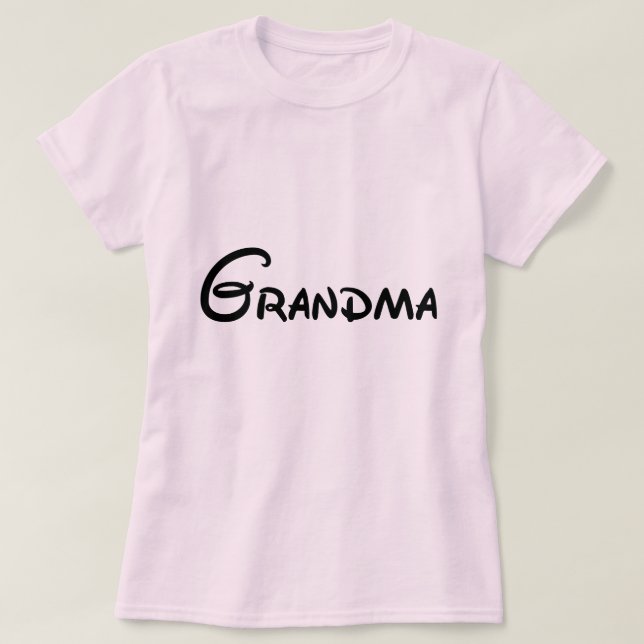 Zauberhafter Tag Großmutter T-Shirt (Design vorne)