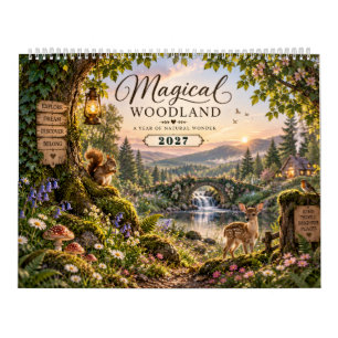 Zauberhafter Wald Verzauberter Waldkalender Kalender