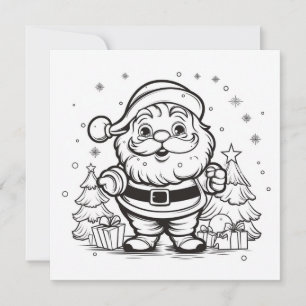 Zauberhafter Weihnachtsmann Malvorlage Weihnachten