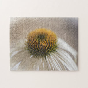 Zauberhafter Weißer Schwan Echinacea Puzzle