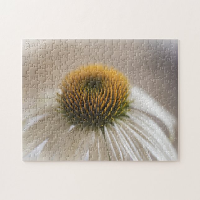 Zauberhafter Weißer Schwan Echinacea Puzzle (Horizontal)