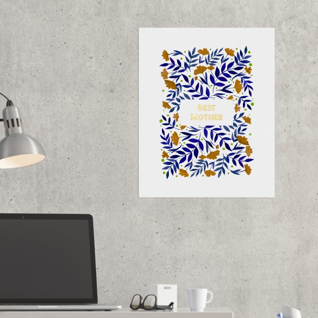 Zauberhaftes Wasser Gelber Garten Muttertag Foliendrucke (In Situ (Schreibtisch 2))