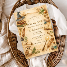 Zauberhaftes Zauberbuch-Hexenbaby-Taufparty