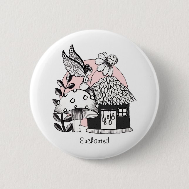 Zauberhaus Button (Vorderseite)