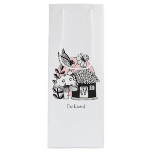 Zauberhaus Geschenktüte Für Weinflaschen