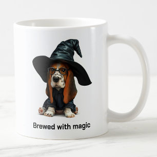 Zauberhund-Basset-Hound-Hexenmeister-Hund Kaffeetasse