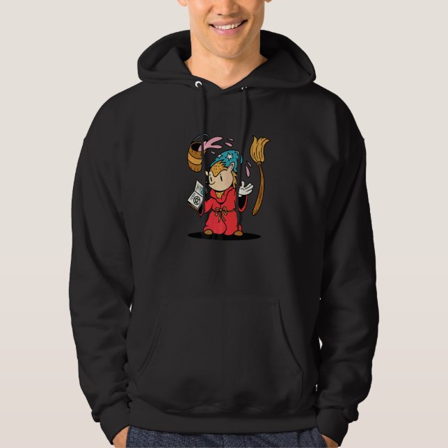 Zauberigel Magier Hoodie (Vorderseite)