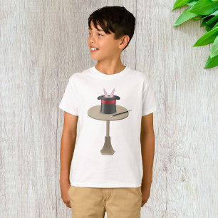 Zauberkaninchen im Hut mit Zauberstab T-Shirt