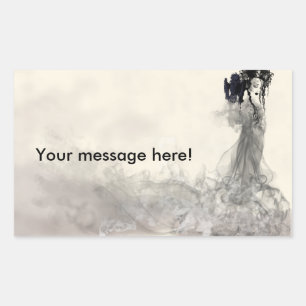 Zauberkaster Rechteckiger Aufkleber