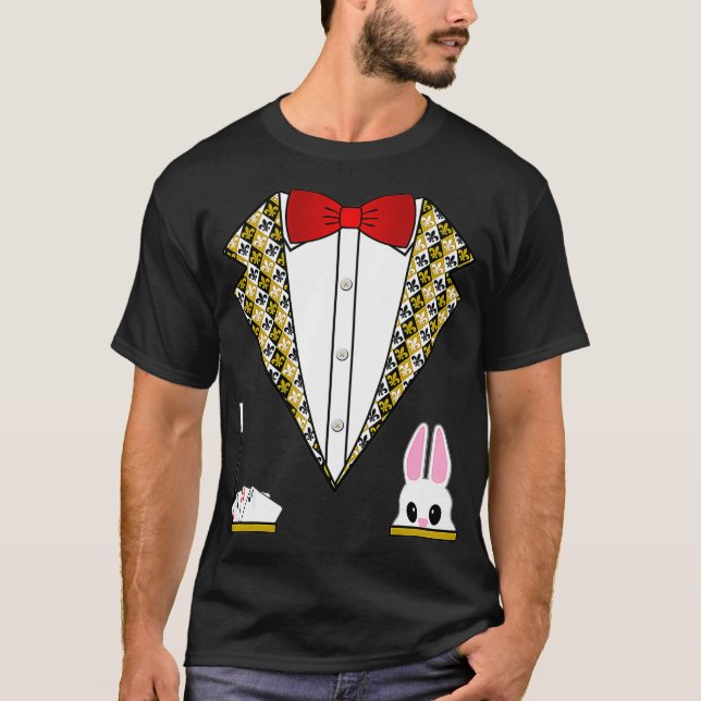 Zauberkostüm Funny Tuxedo für Kinder Erwachsene  T-Shirt (Vorderseite)