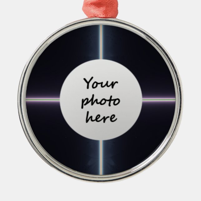 Zauberkreuz Weihnachtsbaum Ornament Aus Metall (Vorne)