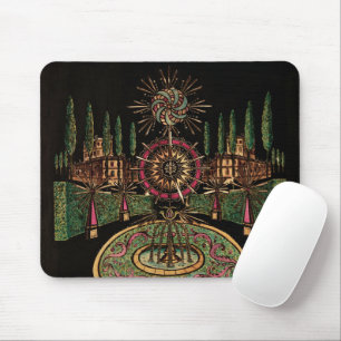 Zauberlaternen-Feuerwerk Mousepad