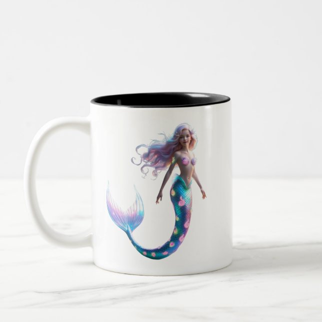 Zaubermagd Zweifarbige Tasse (Links)