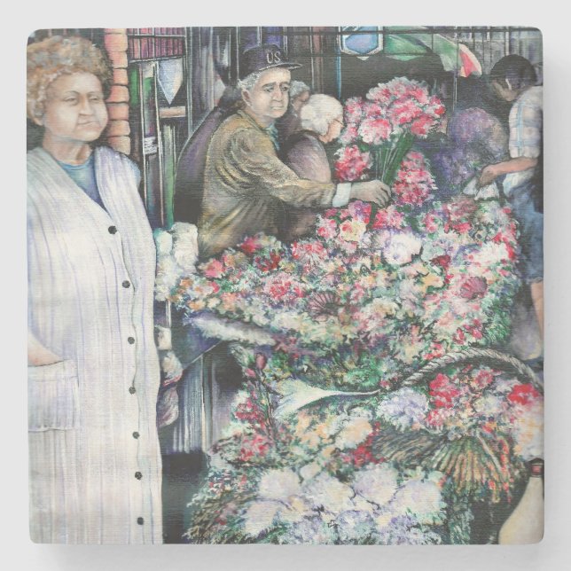 Zaubermoment auf dem Misloc-Markt Steinuntersetzer (Vorderseite)