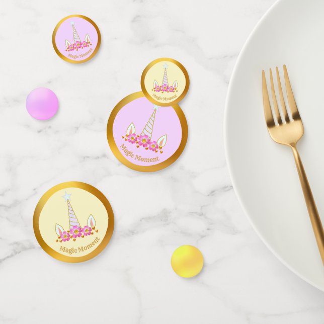 Zaubermoment Einhorn Konfetti (Gruppe)