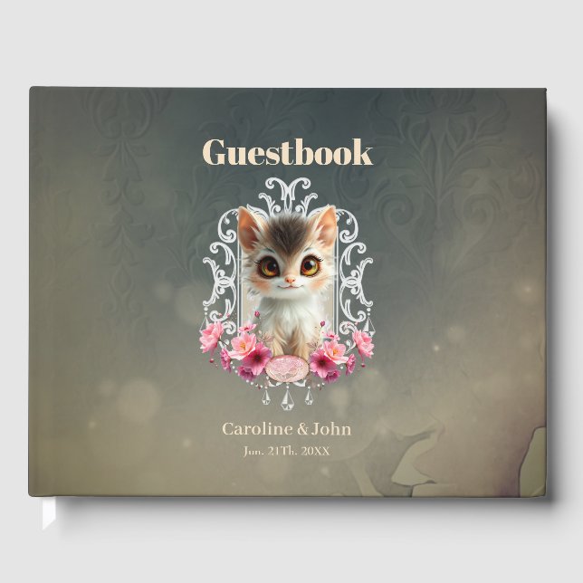 Zaubernd, flauschig gästebuch (Vorderseite)