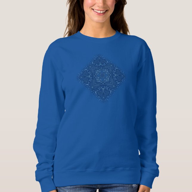 Zauberndes Oasis BlumenSweatshirt Sweatshirt (Vorderseite)
