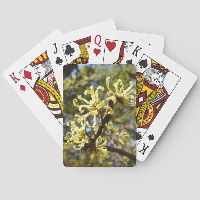 Zaubernussblüten Spielkarten (Rückseite)