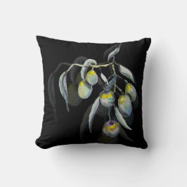 Zauberöle Wasserfarbe Handgemalt Kissen