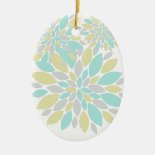 Zauberpastellfarbene Blume Keramik Ornament