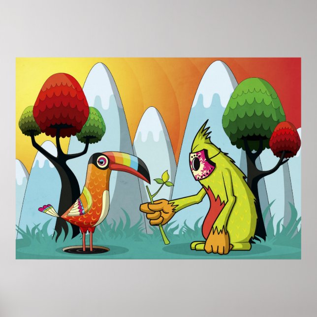 Zauberrasse Poster (Vorne)