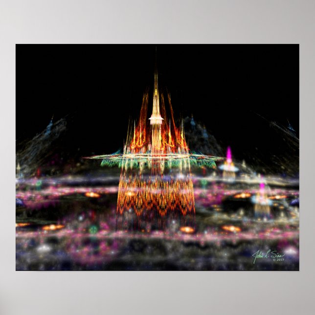 Zauberschloss (20 x 16) poster (Vorne)