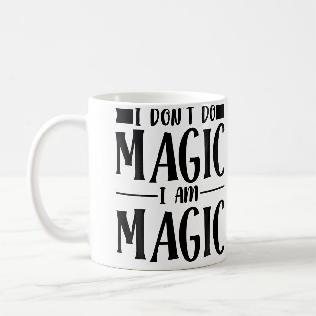 Zaubershow Magier Kaffeetasse (Links)