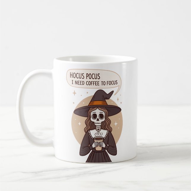 Zaubersprüche: Hocus Pocus Kaffeetasse (Links)