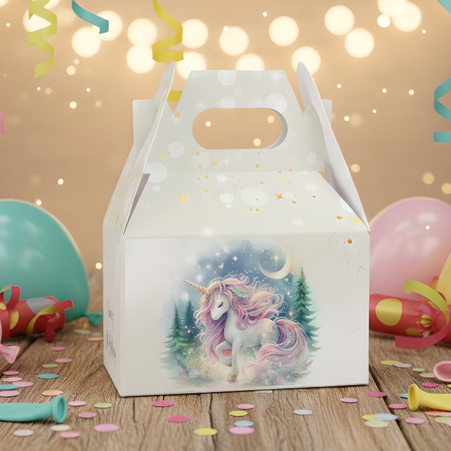 Zaubersprudelnder, whimsicaler Einhorn-Kindergebur Geschenkschachtel (Von Creator hochgeladen)