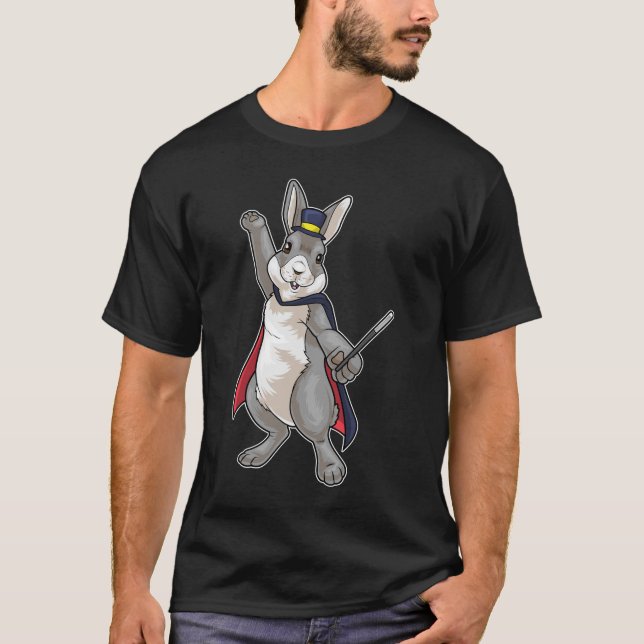 Zauberstab für Kaninchen T-Shirt (Vorderseite)