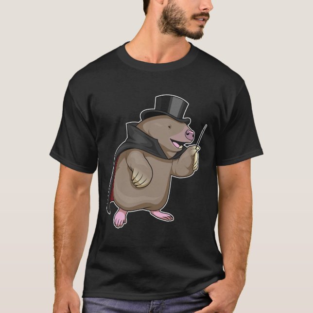 Zauberstab für Mole Wizard T-Shirt (Vorderseite)