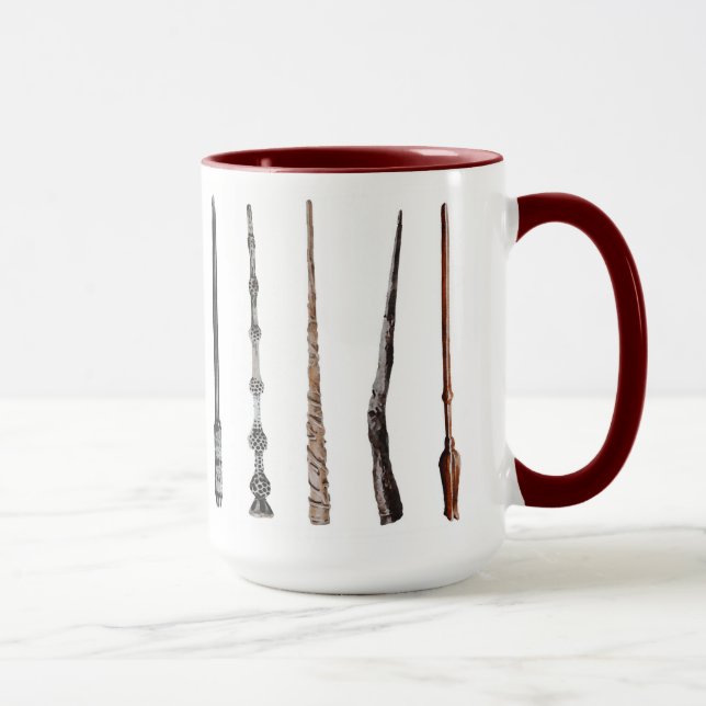 Zauberstab-Tasse in Rot Tasse (Rechts)