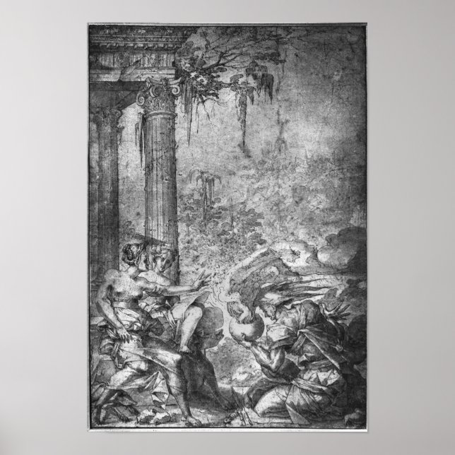 Zauberszene Poster (Vorne)