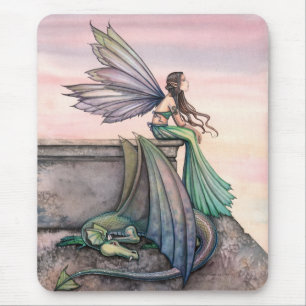 Zauberte Dusk Fairy Dragon Mousepad