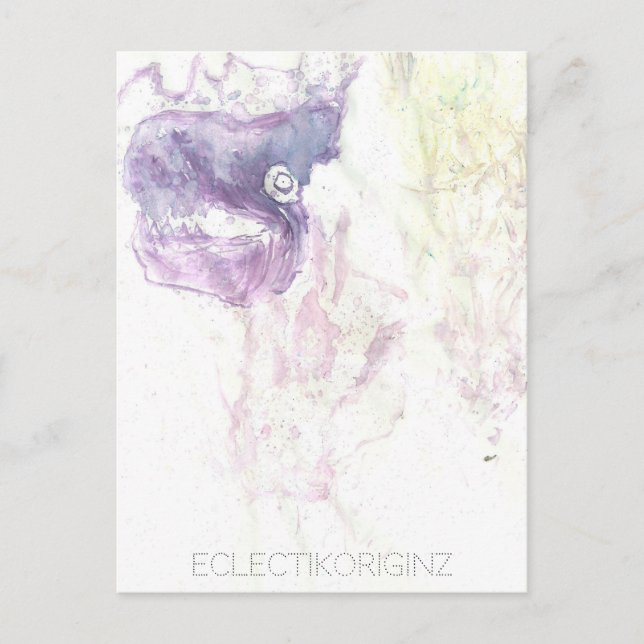 Zaubertinte Postkarte (Vorderseite)