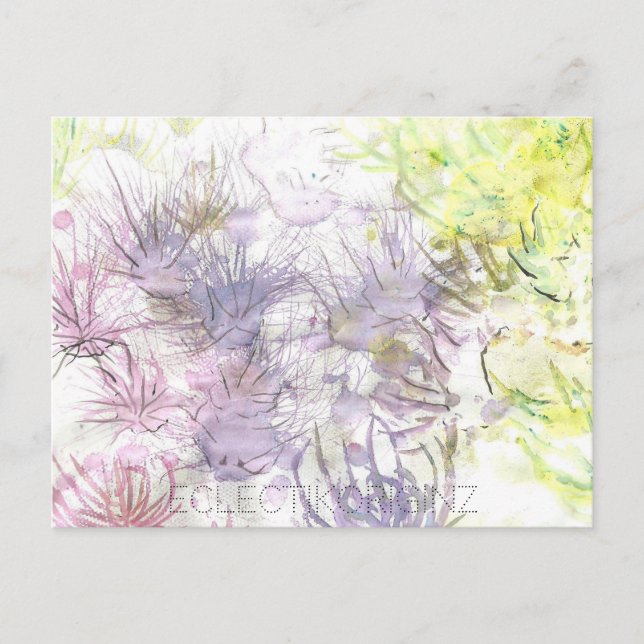 Zaubertinte Postkarte (Vorderseite)