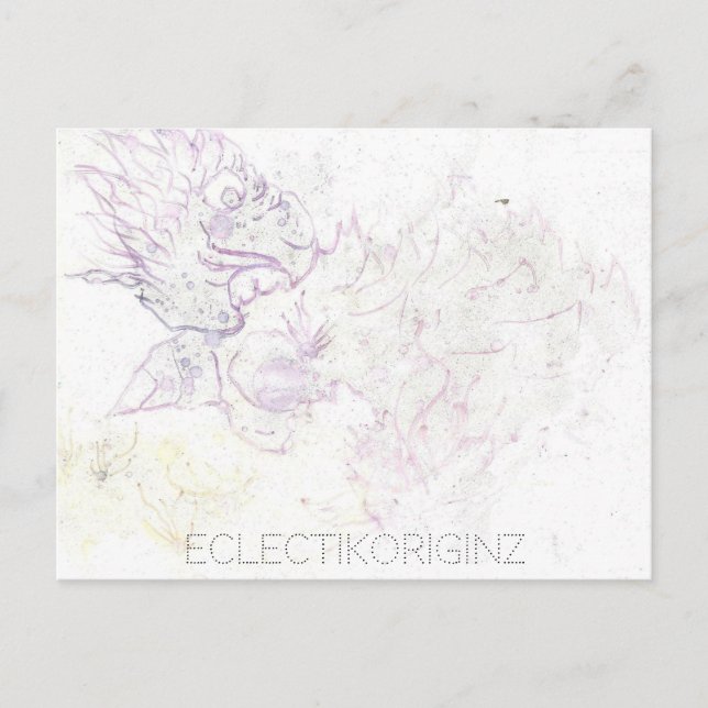 Zaubertinte Postkarte (Vorderseite)