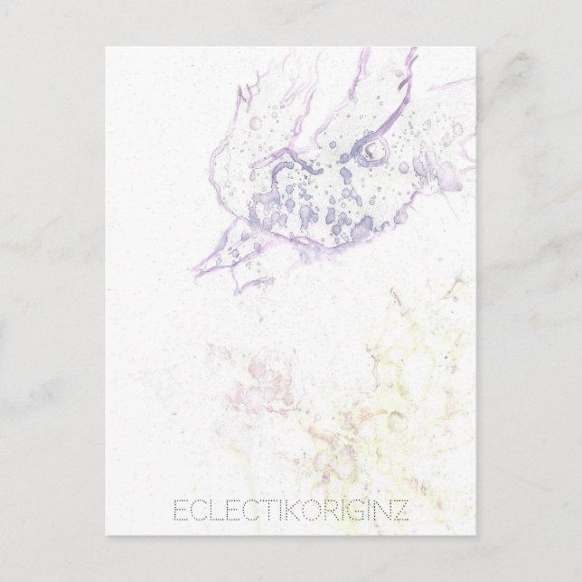 Zaubertinte Postkarte (Vorderseite)