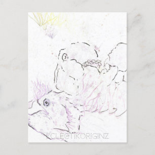 Zaubertinte Postkarte