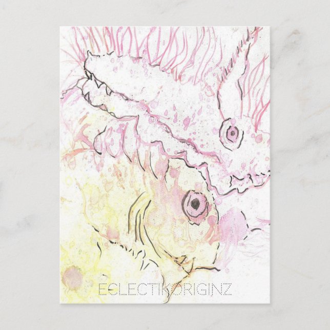 Zaubertinte Postkarte (Vorderseite)