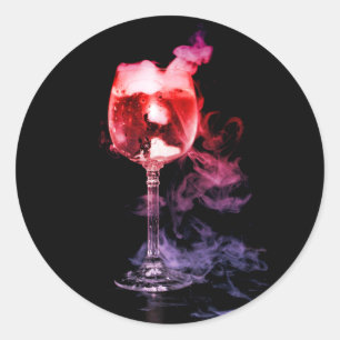 Zaubertrank-Aufkleber Runder Aufkleber