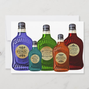 Zaubertrank Einladung Tonic Vampire Blutgift