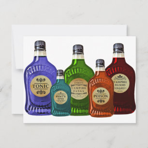 Zaubertrank Einladung Tonic Vampire Blutgift