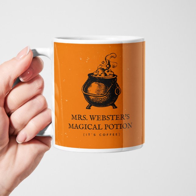 Zaubertrank Orange zu Halloween Kaffeetasse (Von Creator hochgeladen)