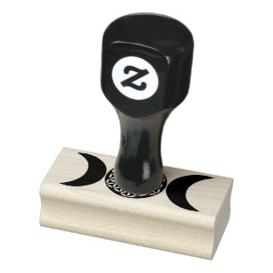 Zaubertriple Moon - Geist-Blume des Lebens 1 Gummistempel